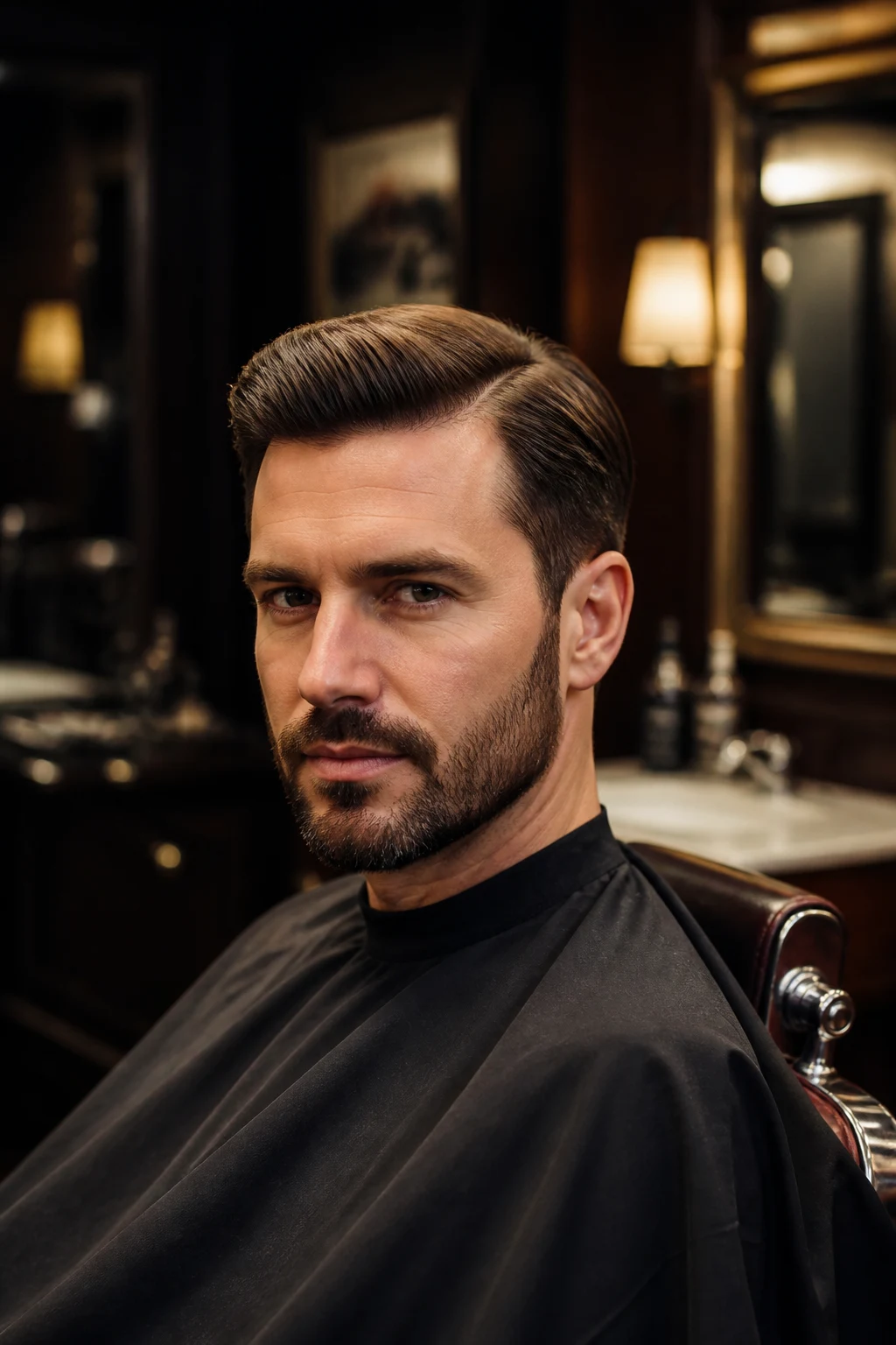 Classic + beard haircut by Northline Barber Club
